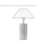 Marble table lamp Buchrain