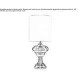 Ceramic table lamp Tuapse