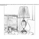 Lampa stołowa z tkaniny w klasycznym stylu ze stałym ramieniem Dutluca
