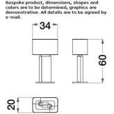 Wooden table lamp Camoapa