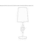 Steel table lamp Znin