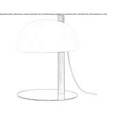 Metal table lamp Kwidzyn