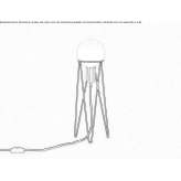 Metal table lamp Kruje