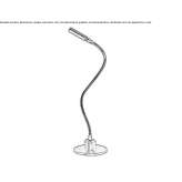 LED table lamp with a swinging arm Cowan