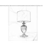 Crystal table lamp Kobanya