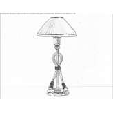 Metalowa lampa stołowa Byford