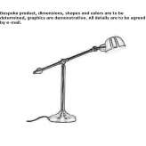 Brass table lamp Patapo