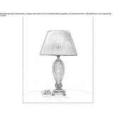 Crystal table lamp Vacone