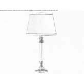 Mosiężna lampa stołowa Viznar