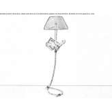 Żelazna lampa stołowa Niebylec