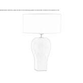 Ceramic table lamp in a classic style Polinago