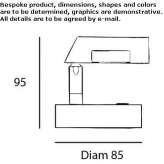 Adjustable metal LED table lamp Dowling