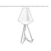 Metal table lamp Kwidzyn