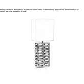 Ceramic table lamp Loenen