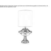 Ceramic table lamp Cozad