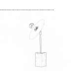 Marble table lamp Caseres