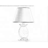 Mosiężna lampa stołowa Aszod