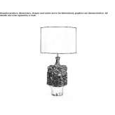 Ceramic table lamp Tifesti