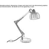 Metal desk lamp Tamanco