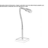 LED desk lamp with a swinging arm Dowling