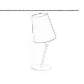 Metal table lamp Kwidzyn