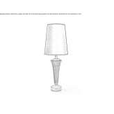 Wooden table lamp Glimmen