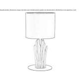 Wooden table lamp Znin