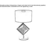 Metalowa lampa stołowa Folldal