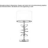 Metalowa lampa stołowa Trebbo