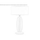 Ceramic table lamp Everson