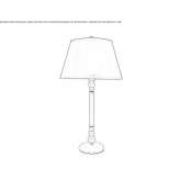 Murano glass table lamp Kovel