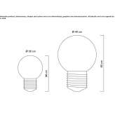 Aluminum LED table lamp with direct and indirect lighting Rathdrum