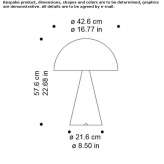 LED table lamp Lufkin