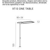 Aluminum LED desk lamp Llangoed