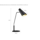 Adjustable metal table lamp Mahala