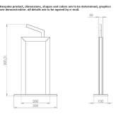 Aluminum LED table lamp Moehlau