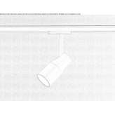 Metalowa lampa szynowa LED Trodica