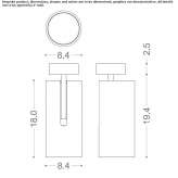 Aluminum LED track lamp Langvik