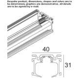 Aluminum recessed LED lighting fixture Lozio