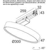 LED lighting made of polycarbonate and metal Jamoigne