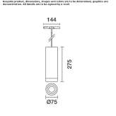 Aluminum LED track lamp Deltona