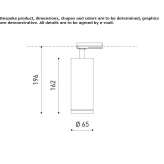 Aluminum LED track lamp Cankova