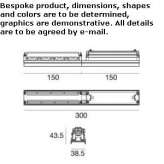 Aluminum LED track lamp Toulaud