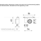 Aluminum LED track lamp Quivilla