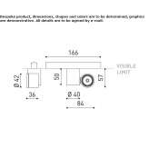 Aluminum LED track lamp Battice