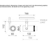 Aluminum LED track lamp Battice