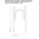 Surface mounted magnetic rail Szomod