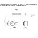 Aluminum LED track lamp Battice