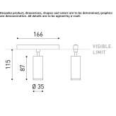 Aluminum recessed LED lighting fixture Battice