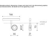 Aluminum LED track lamp Battice